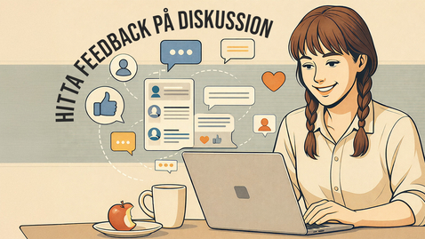 Thumbnail for Hitta feedback för bedömd diskussion