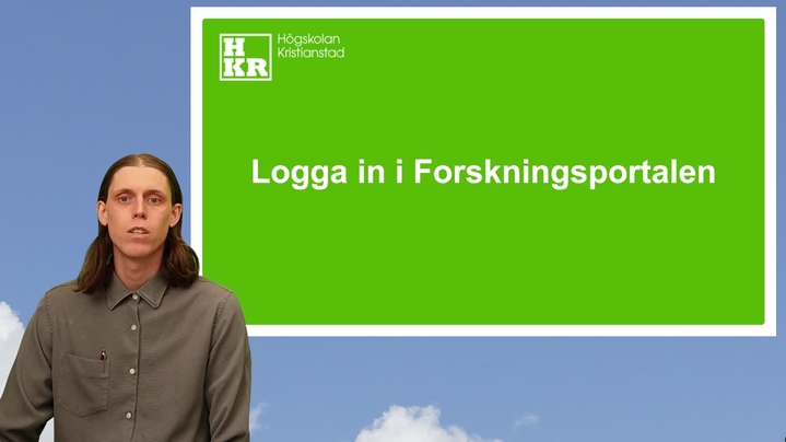Tumnagel för kanal Forskningsportalen
