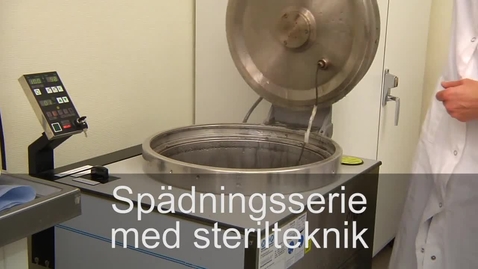Thumbnail for Spädningsserie med sterilteknik
