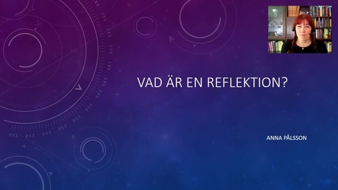 Thumbnail for Filmföreläsning om reflektion