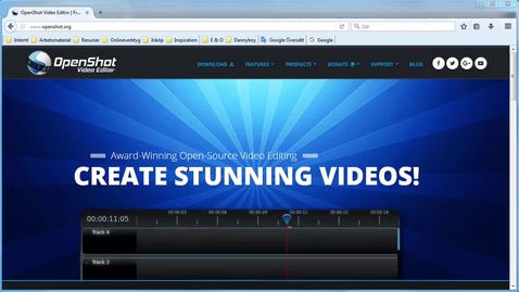 Thumbnail for OpenShot gratis filmredigering - enkel redigering