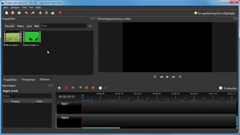 Thumbnail for OpenShot gratis filmredigering - greenscreen effekt
