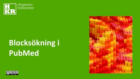Thumbnail for Blocksökning i PubMed