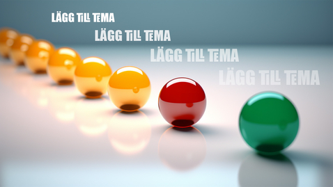 Thumbnail for Byt mall i PowerPoint genom att lägga till ett eget tema