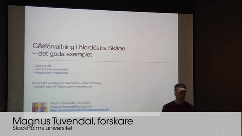 Thumbnail for Gåsförvaltning i Nordöstra Skåne – det goda exemplet