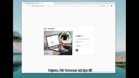 Thumbnail for Följ kursvärderingen i Evasys