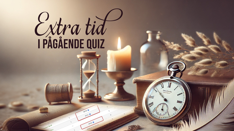 Thumbnail for Ge extra tid i pågående quiz