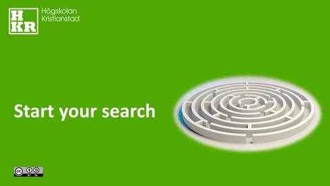Thumbnail for 3 Start your search 