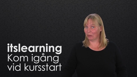 Thumbnail for itslearning vid kursstart