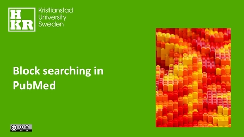 Thumbnail for Block searching in PubMed