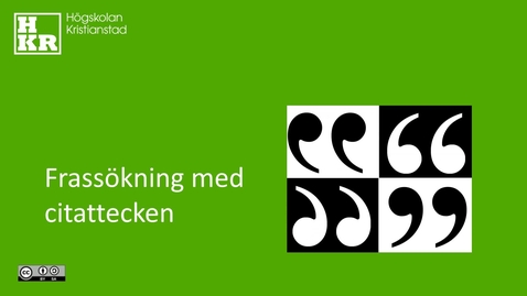 Thumbnail for Frassökning