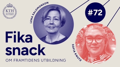 Thumbnail for 72 | Fikasnack om studievägledning och studieteknik – ett koncept för KTH-studenter