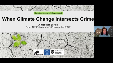 Thumbnail for When climate change intersects crime: “Deforestation – from fashion to food to furniture” with Prof. Tanya Wyatt
