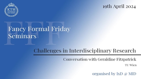 Thumbnail for Fancy Formal Friday - Geraldine Fitzpatrick