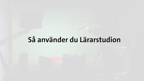 Thumbnail for Introduction to the Teacher Studio