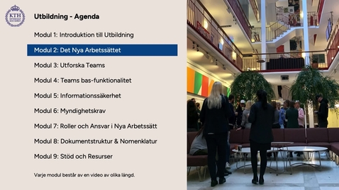 Thumbnail for Modul 2 - Det nya arbetssättet