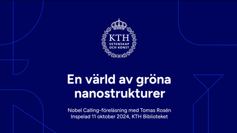 Thumbnail for Öppen föreläsning: En värld av gröna nanostrukturer avslöjat av synkrotronljus