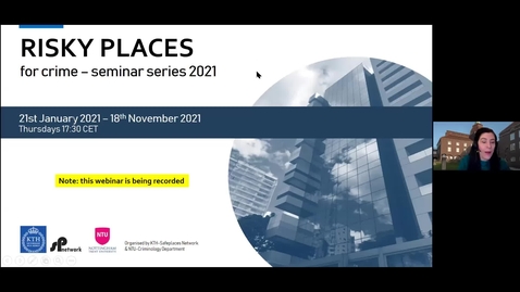 Thumbnail for Risky Places: Public Transit – Risky facilities and ‘busyness’. Associate professor, Andy Newton