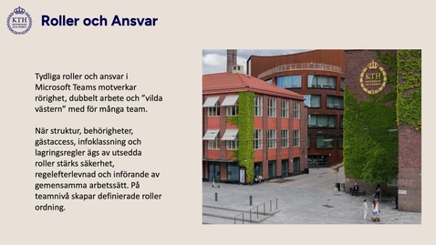 Thumbnail for Modul 7 - Roller och ansvar i nya arbetssätt