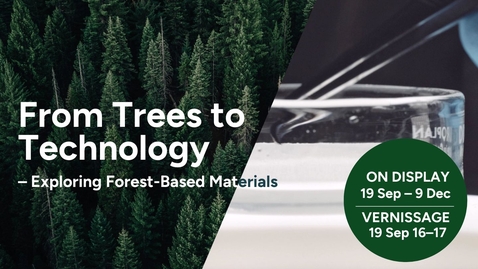 Thumbnail for Exhibition: From Trees to Technology – Exploring Forest-Based Materials