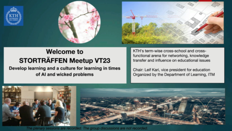 Thumbnail for Leif Kari, Vice president for education opens up the Storträffen meet up May 2023