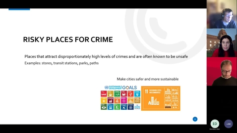 Thumbnail for Risky places: Combining data and community resources to reduce crime at risky places , Prof. Joel Caplan