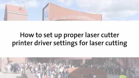 Thumbnail for Tutorial – How to set up proper laser cutter printer driver settings for laser cutting [Illustrator]