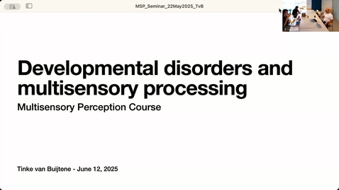 Thumbnail for FDM3303 HT24 Multisensory Perception and Cross-modal Interaction