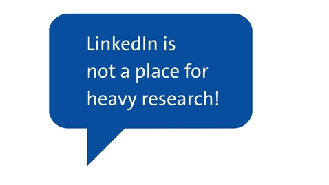Thumbnail for How to spread your research on LinkedIn