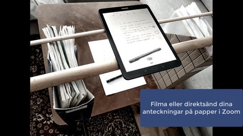 Thumbnail for Spela in anteckningar med mobil eller platta