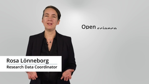 Thumbnail for KTH Open Science Film 1 Intro to the course