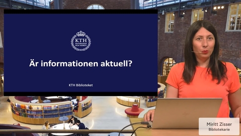 Thumbnail for Är informationen aktuell?