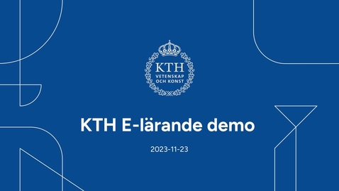Thumbnail for E-lärandes demo 231123