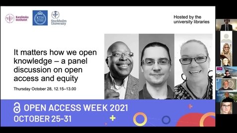 Thumbnail for It matters how we open knowledge – a panel discussion on open access and equity
