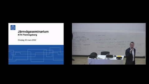Thumbnail for Järnvägsseminarium med Alstom (f.d. Bombardier) på KTH Flemingsberg 220330