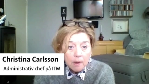 Thumbnail for Christina Carlsson om projektledarfilm