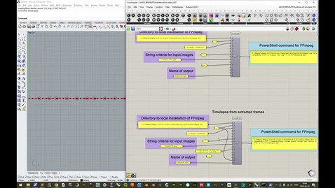 Thumbnail for Tutorial – How to synchronize FPS to BPM between footage and audio, using Grasshopper and FFmpeg