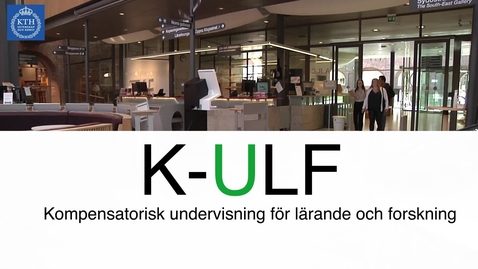 Thumbnail for Intervju med civilingenjör och lärare studenter Sofia Thorén och Eleonora Strand 2021 om K-ULF (Kompensatorisk undervisning för lärande och forskning)