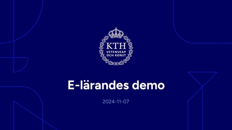 Thumbnail for E-lärandes demo 2024-11-07