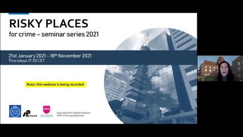Thumbnail for Risky places: Place Network Investigations to Secure Risky Facilities by Prof. Tamara Herold