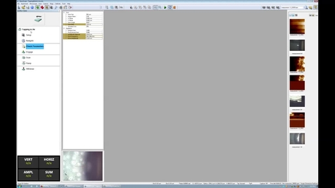 Thumbnail for adjusting imaging parameters in tapping mode
