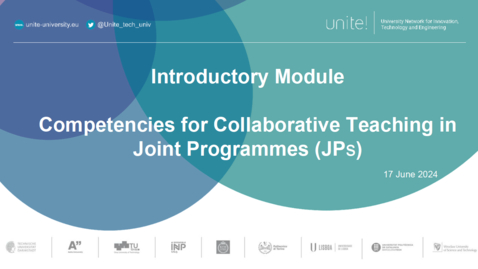 Thumbnail for Unite! BIP (Blended Intensive Programme) Introductory module
