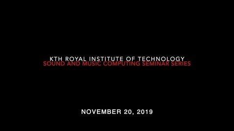 Thumbnail for Keynote  by Ulf Olausson -  Making Film Sound Real November 20,  2019