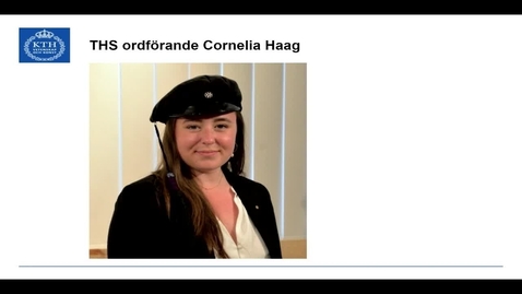 Thumbnail for THS Ordförande – Cornelia Haag på Storträffen HT22 –Hittar vägar till framtidens utbildning