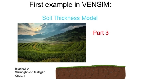 Thumbnail for Soil model in VENSIM - Part 3 (PLE7)