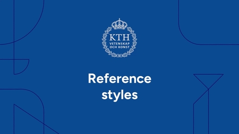 Thumbnail for References styles