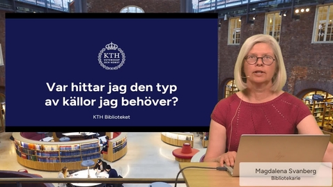 Thumbnail for Var hittar jag den typ av källor jag behöver