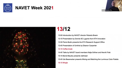 Thumbnail for NAVET Week - Day 1 - December 13, 2021
