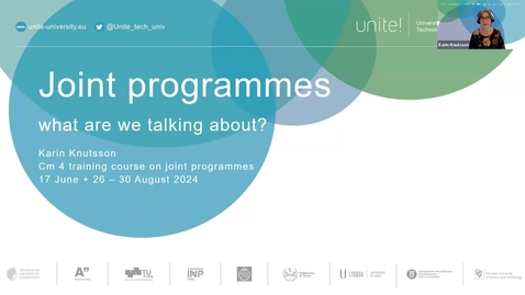 Thumbnail for Unite! BIP  Joint Programmes - what are we talking about?