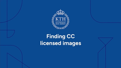 Thumbnail for Finding CC licensed images